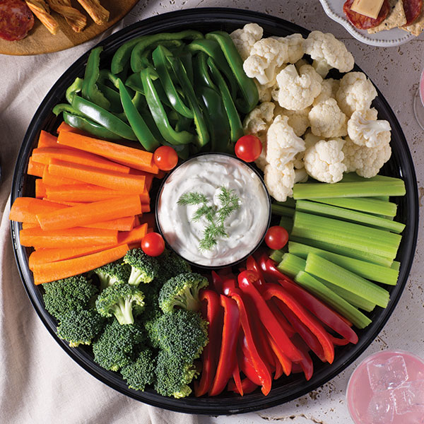 pictures of vegetable trays